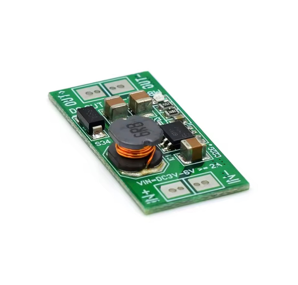 Fuente elevadora Módulo elevador Step up DC-DC de 8W, convertidor de 5V a 12V.