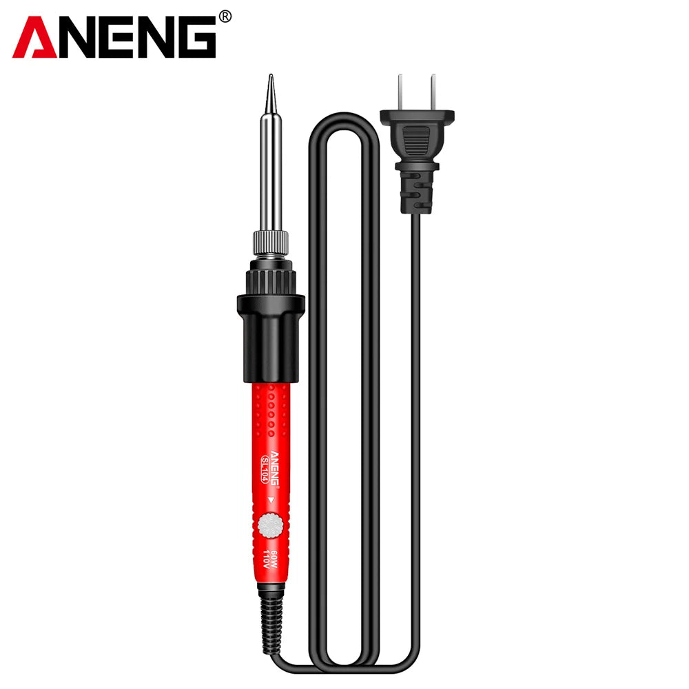 ANENG SL104/SL105 Electric Soldering Iron Professional Digital Display Adjustable Temperature Portable Kit Welding Solder Repair
