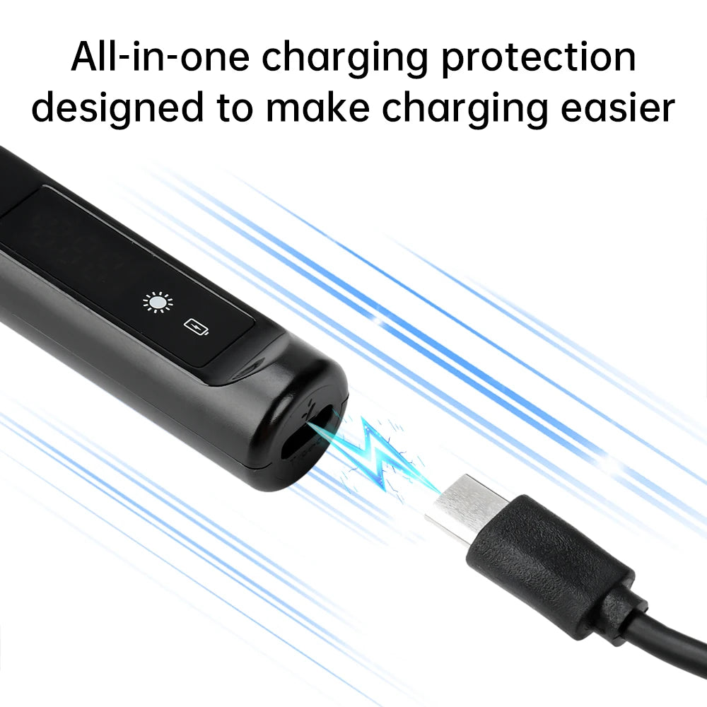 510 USB Intelligent Temperature Adjustable Soldering Iron Kit Portable Type C Mini 200-450 ℃ Digital Display Soldering Iron Set