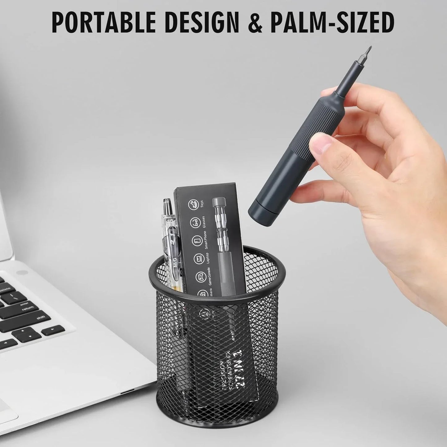 27-in-1 Precision Screwdriver Set Magnetic Bits Pen Style Manual Repair Tools Kit for Eyeglass Watch PC Jewelers Laptop iPhone