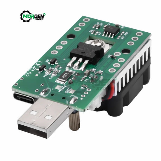 18W 22.5W Electronic Test Load Resistor USB Interface Battery Discharge Capacity Tester with Fan Adjustable Current Module Tool