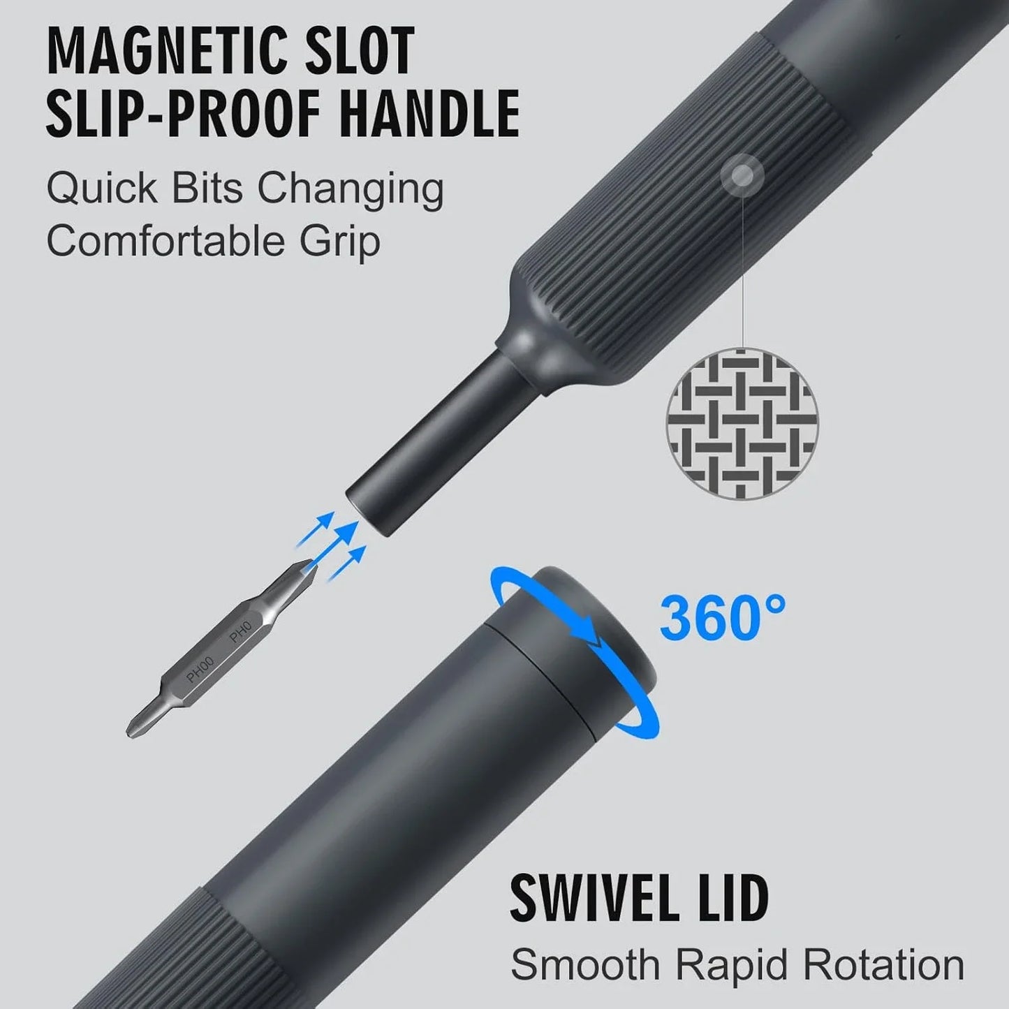 27-in-1 Precision Screwdriver Set Magnetic Bits Pen Style Manual Repair Tools Kit for Eyeglass Watch PC Jewelers Laptop iPhone