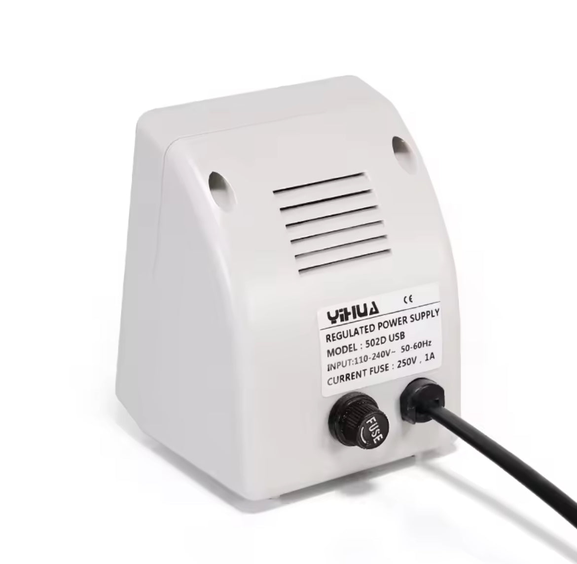 Fuente DC para reparaciones de celulares YIHUA 502D USB.