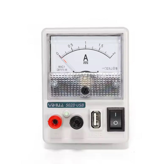 Fuente DC para reparaciones de celulares YIHUA 502D USB.