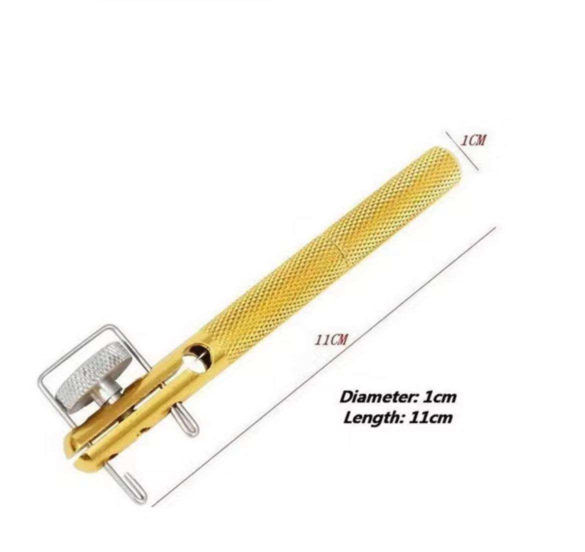 Herramienta para amarrar anzuelos Gancho de Pesca de Metal lleno de Nudos Herramienta & Hook Loop.
