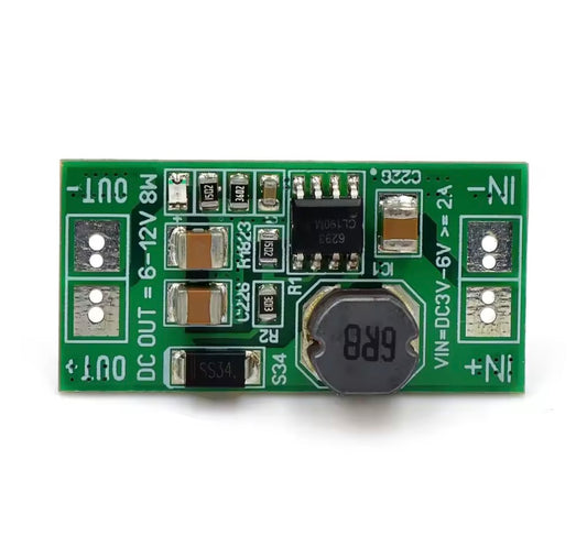 Fuente elevadora Módulo elevador Step up DC-DC de 8W, convertidor de 5V a 12V.