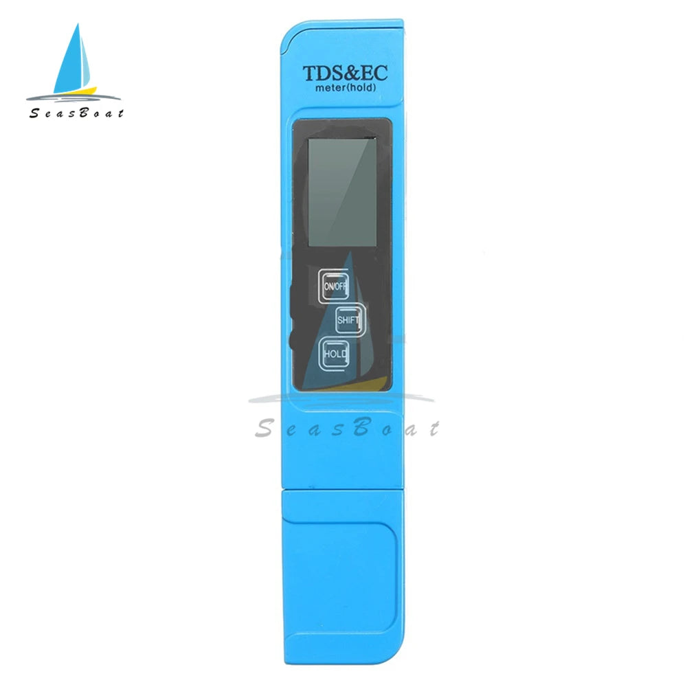 Digital PH EC TDS TEMP Meter Tester Temperature Pen Water Purity PPM Filter Hydroponic for Aquarium Pool Water Monitor
